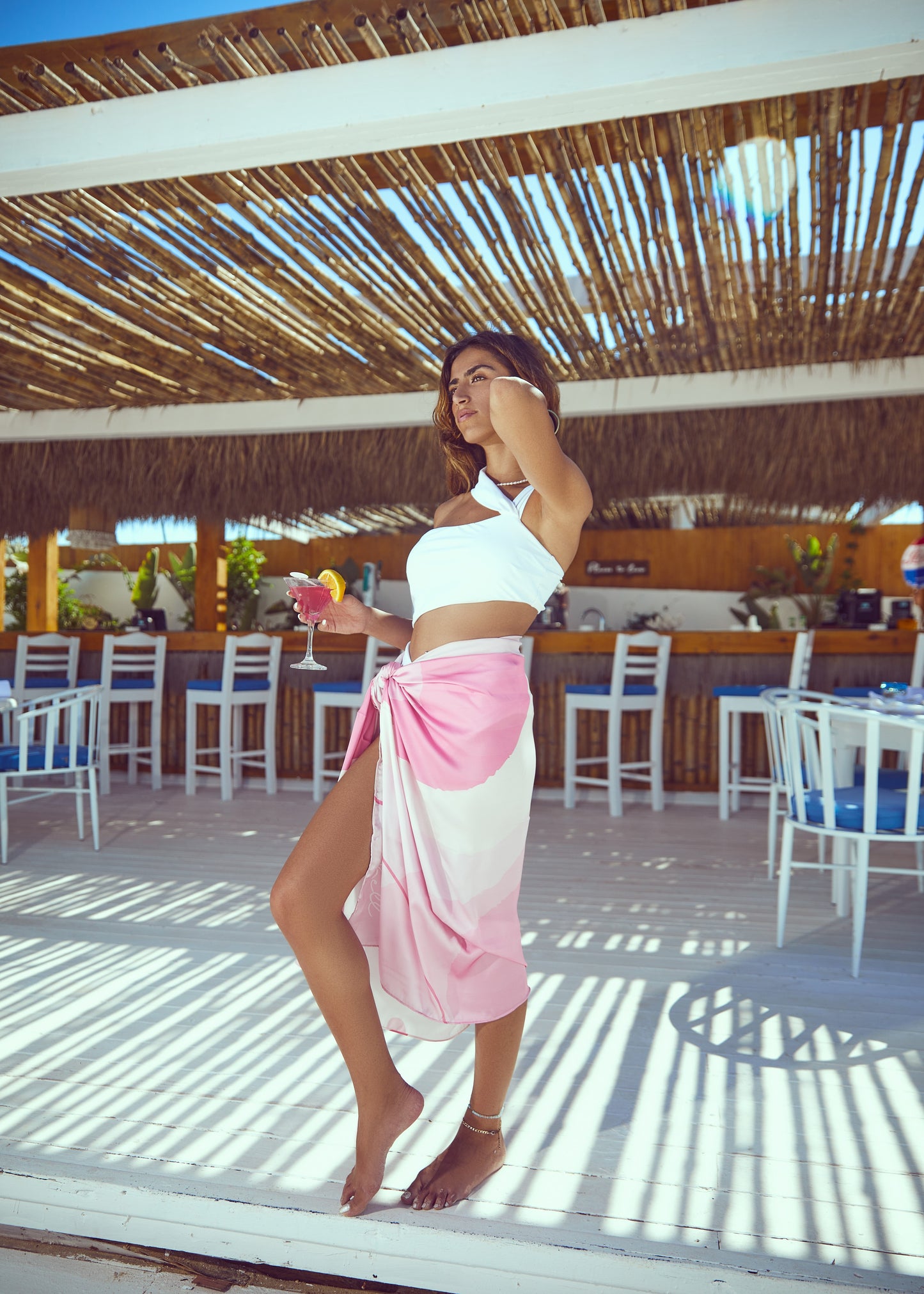 Pink Vogue Cover-up