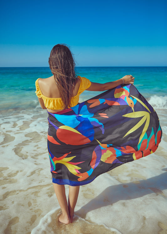 Black elle Cover-up