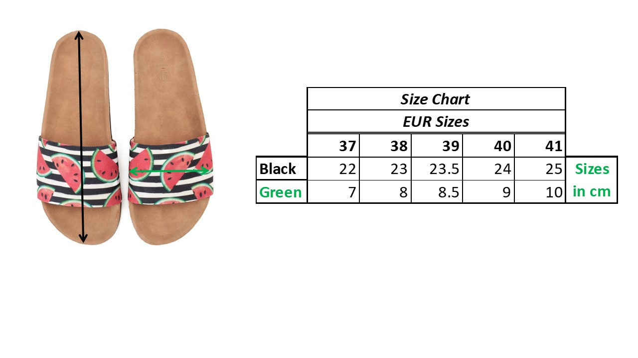 Watermelon Slippers