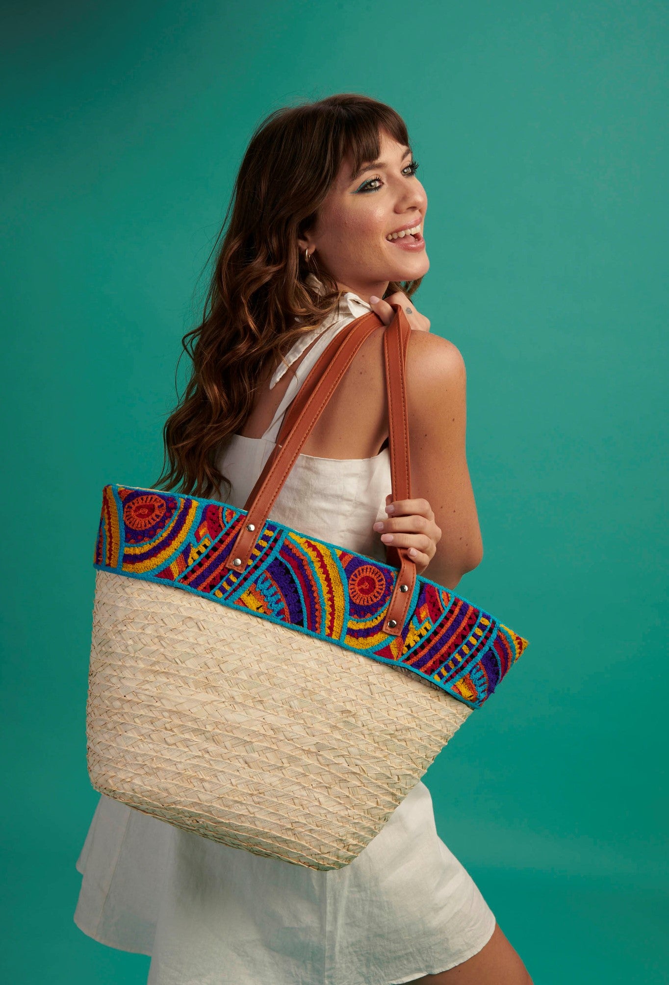 Festive Khoos beach bag