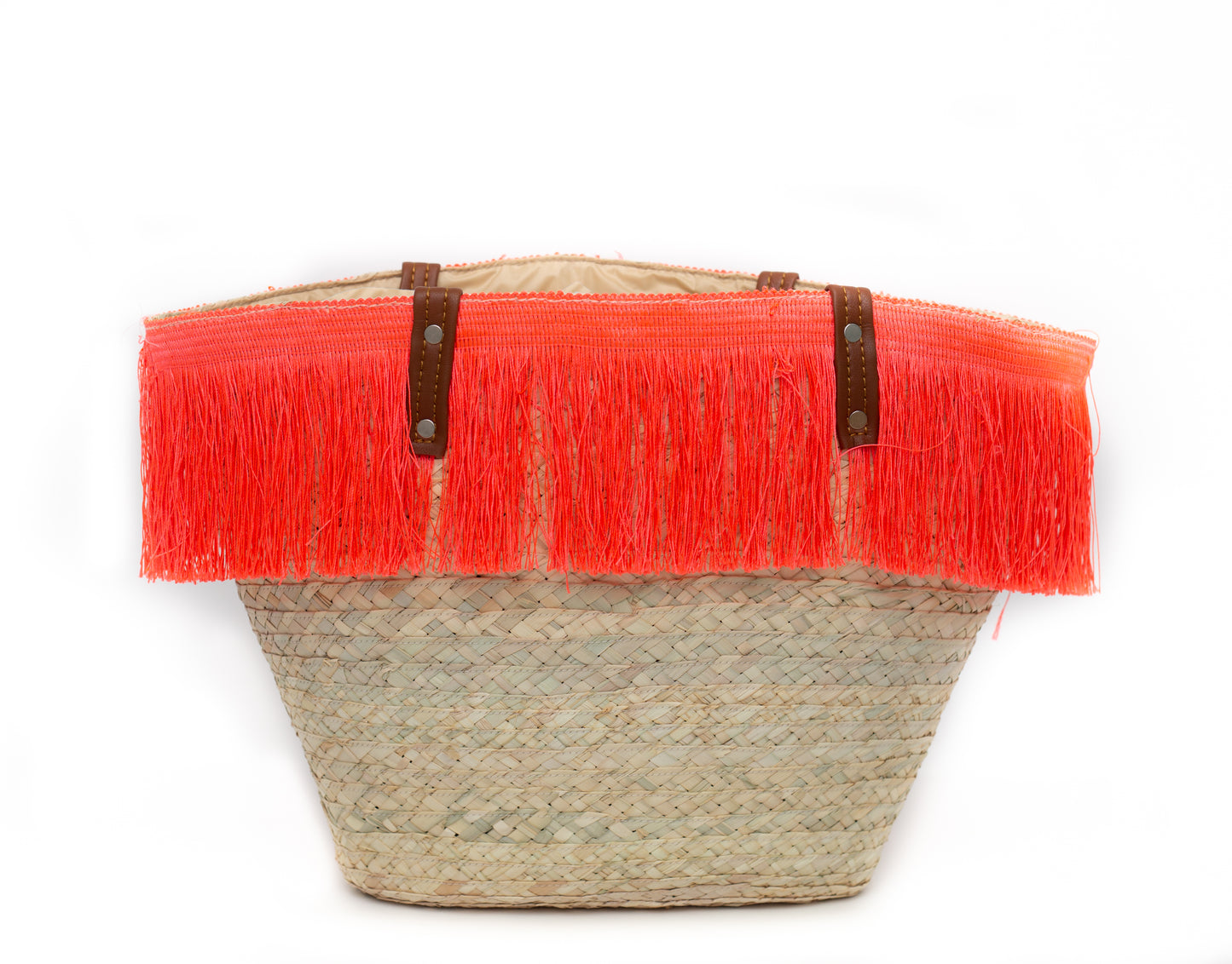 Fuchsia tassels Khoos bag