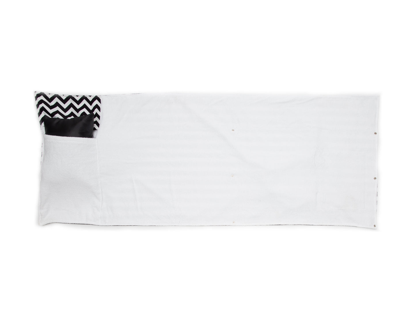 Black Strips pillow bag