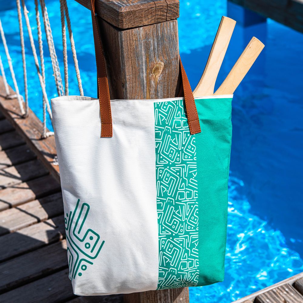 Green Tote Bag
